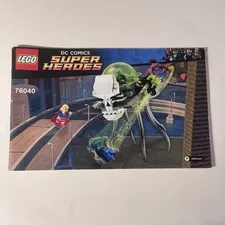 LEGO DC COMICS 76040  Super Heroes: Brainiac Attack INSTRUCTIONS ONLY