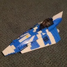 LEGO Star Wars Plo Koon's Jedi Starfighter 8093 incomplete Read