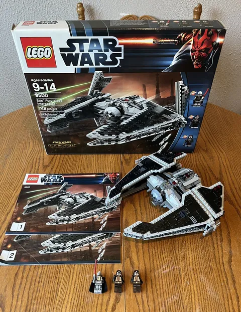 COMPLETE LEGO Star Wars 9500 Sith Fury-Class Interceptor READ DESCRIPTION