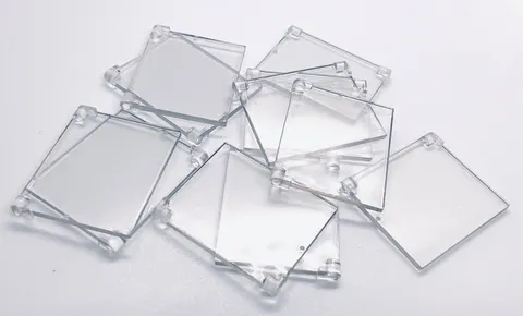 Lego 1x4x3  Window Glass #60603 Opening - Transparent Clear - 10 Pcs.