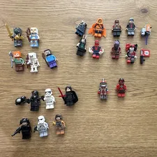 LEGO Minifigure Lot Assorted Characters & Accessories, Spider-Man