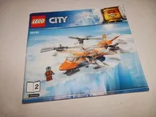 Lego City Instruction Manual ONLY 60193 Helicopter arctic ice
