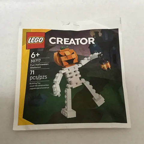LEGO Creator 30717 Fun Halloween Skeleton Polybag NEW 2026 Ready To Ship