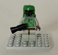 Lego STAR WARS Mini Figure BOBA FETT (3341) ~ "Original Classic Grays"
