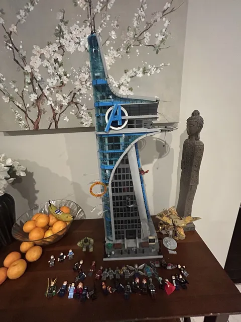 Avengers Tower Lego Set Complete UCS