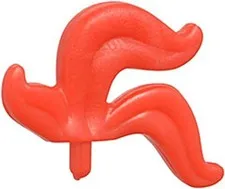 Lego Part 4502 Castle Fright Knight Minifig Red Helmet Plume Feather Triple D420