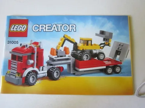 Lego Building Instructions Creator 31005 Semi Trailer