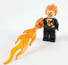 LEGO® Marvel Ghost Rider Jhonny Blaze Minifigure™ w Flame Set sh1095