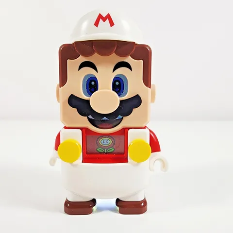 Lego Fire Mario Interactive Minifigure White Suit Super Mario 71370 Mar0007