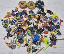 Lego Ninjago Minifigure Parts & Pieces Lot Incomplete Accessories/Torso/Legs