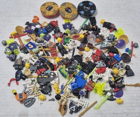 Lego Ninjago Minifigure Parts & Pieces Lot Incomplete Accessories/Torso/Legs