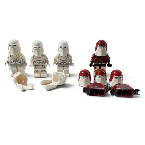 LEGO Star Wars Minifigures Lot Snowtroopers & Galactic Marine Trooper & Parts