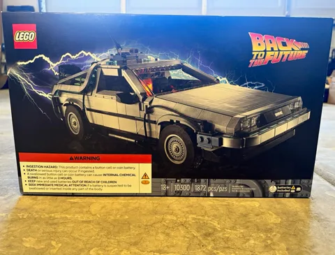 LEGO Icons Back to the Future Time Machine 10300 Set NIB read description 