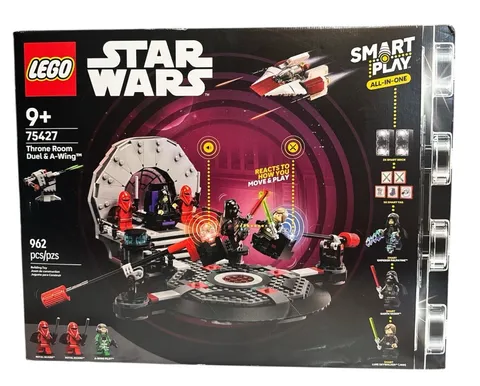 Lego Star Wars Throne Room Duel & A-Wing 75427 Smart Play 962 Pcs SEALED ✅