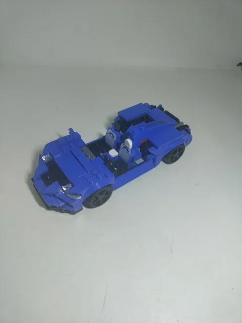 LEGO 76902 McLaren Blue Car Elva Speed Champions Incomplete no mini Fig 