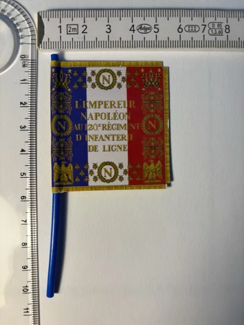1x 54mm French Napoleonic 120th Line Infantry 1812 Flag Genuine LEGO Flagpole