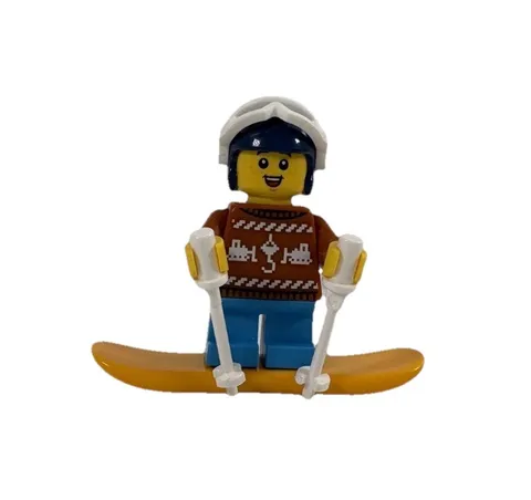 LEGO City, Advent 🎄Holiday, Minifigure, Ski, 60436-10, CHRISTMAS, 2024