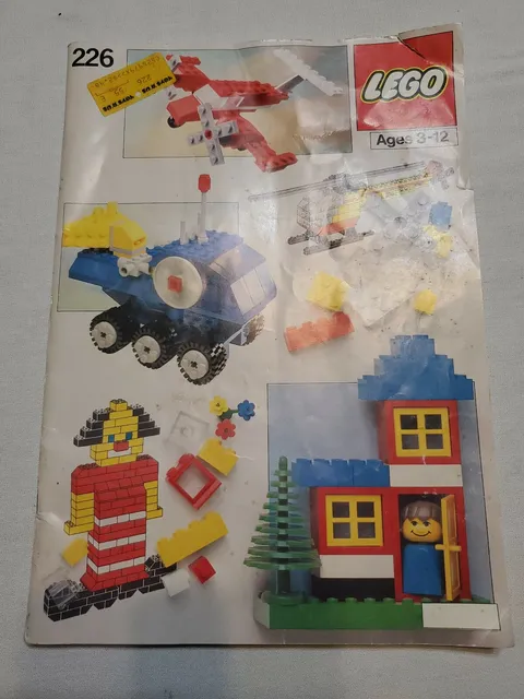 Lego Idea book 226 vintage 1982 Instruction manual printed in Germany
