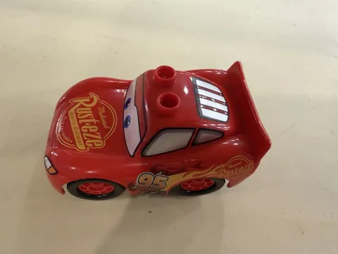 LEGO DUPLO Disney Pixar Cars Lightning McQueen #95 Rust-eze Red Car