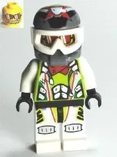 LEGO® Minifigure World Racers wr011 Team X-treme Daredevil 3 (MAX-treme) Dirtbik