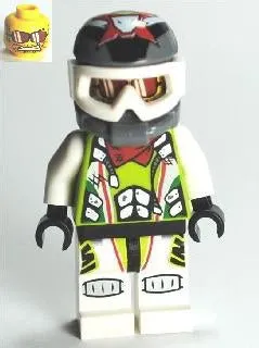 LEGO® Minifigure World Racers wr011 Team X-treme Daredevil 3 (MAX-treme) Dirtbik