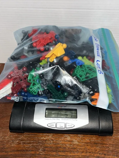 LEGO Bionicle Assorted Parts Lot B - 1lb 5.7oz - Arms Legs Torsos Feet And More