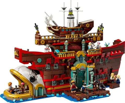 LEGO One Piece The Baratie Floating Restaurant 75640 with 8 minifigures