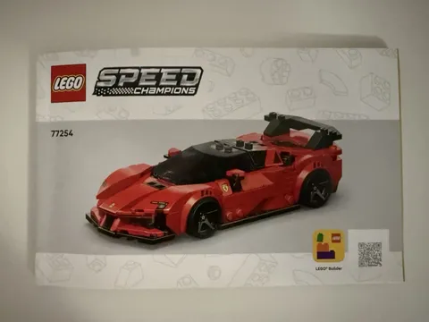 Lego Speed Champions 77254 Ferrari SF90 XX Stradale Instructions Manual