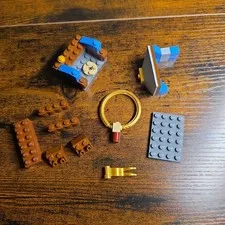 LEGO Harry Potter 4737 Quidditch Match Replacement Parts Tower Hoop Gold Flag