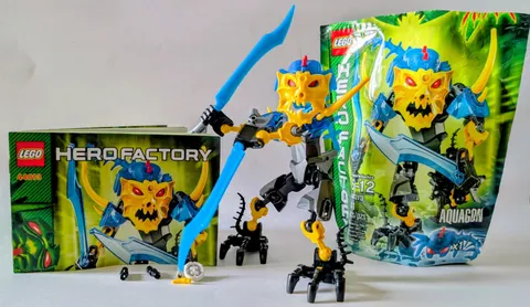 Lego Hero Factory #44013 Aquagon, 100% Complete With Instructions!!