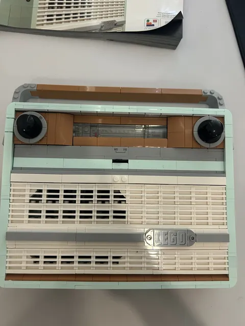 LEGO Icons Retro Radio 10334 Prebuilt W/manual No Box