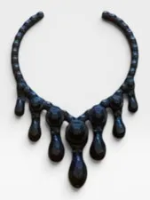 Barbie LOL OMG Doll Black Blue Chocker Necklace Skipper Stacie Chelsea Bratz
