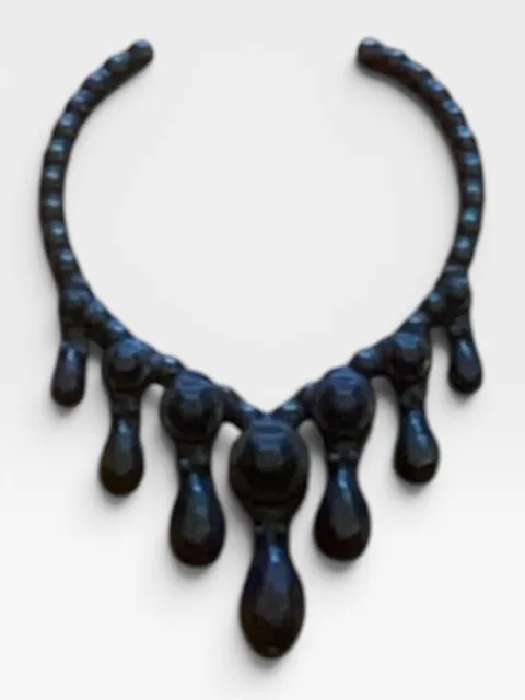 Barbie LOL OMG Doll Black Blue Chocker Necklace Skipper Stacie Chelsea Bratz