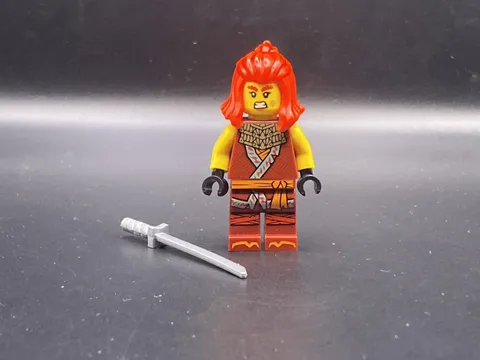 LEGO MINIFIGURE NINJAGO WYLDFYRE - DARK RED TUNIC NJO0923