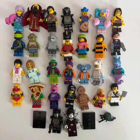Lego Collectible Minifigures Lot Cmf Tmnt Simpsons Pizza Chef Unicorn Knight Toy