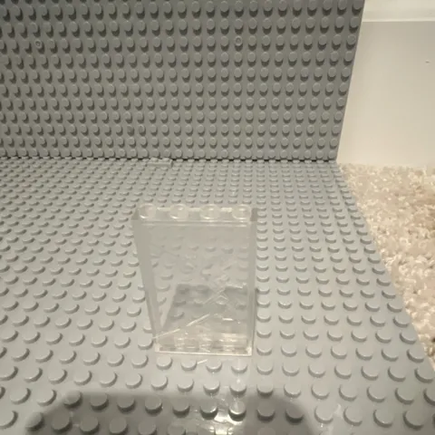 LEGO Clear Plastic Container Box Piece, Clear Color, 1 Pc