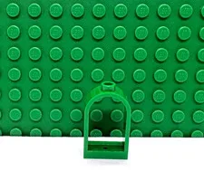 Lego 1 Green 1x3x2 Window Frame Arched NO lens NEW