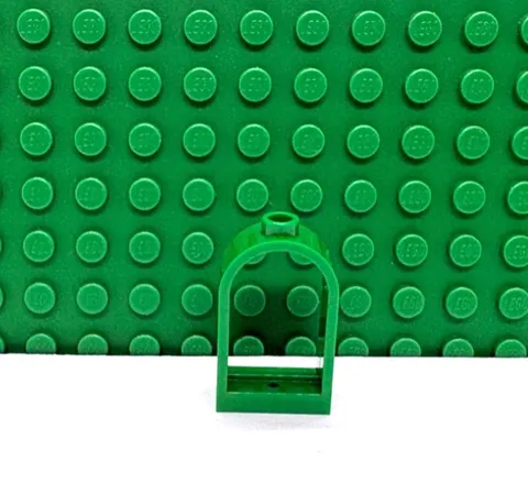 Lego 1 Green 1x3x2 Window Frame Arched NO lens NEW