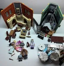 Lot of Incomplete Harry Potter Lego Sets, Parts & Minifigs