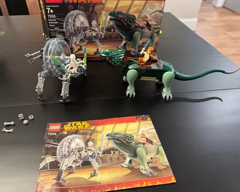 LEGO Star Wars: Set 7255 General Grievous Chase W/ Box and Manual MISSING 1 CAPE