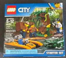 LEGO City Jungle Starter Set - Frog Crocodile Snake #60157 Sealed 88 Pieces
