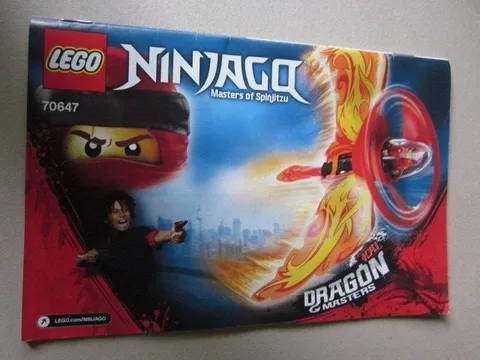 Lego Building Instructions Instruction Ninjago 70647 Masters of Spinjitzu Dragon Masters