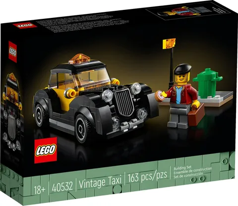 LEGO Vintage Taxi 40532 Building Set 163pcs Bricks Blocks Vehicle Car Toy