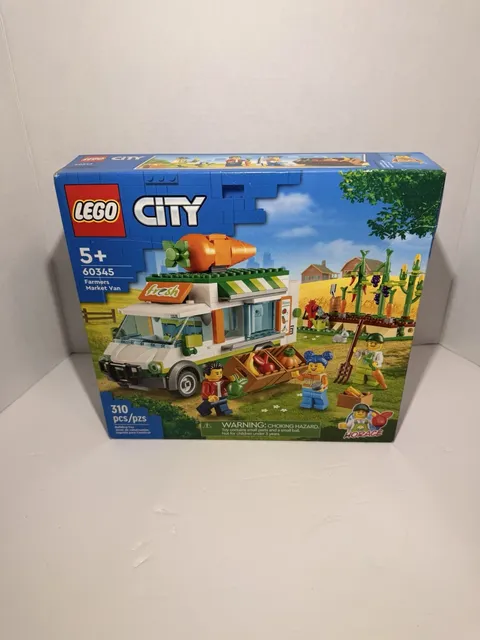 LEGO City: Farmers Market Van(60345) Brand New Sealed Set (Retired)