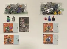 Lego 76065 76066 Mighty Micros Hulk vs Ultron Captain America vs Red Skull 100%