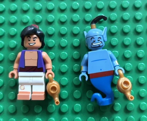 LEGO Disney Series 1 Genie & Aladdin Minifigure Lot (71012) Retired