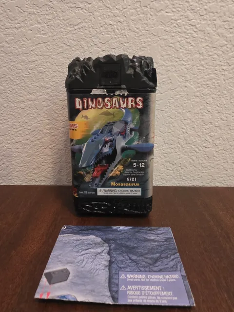 LEGO Dinosuars 6721 Mosasaurus 100% Complete W/Box Good Shape