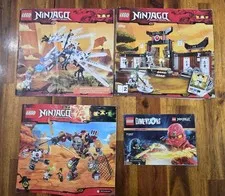 Lego Ninjago Instruction Manual Lot Of 4 ~ 2260, 2504, 70592, 71207