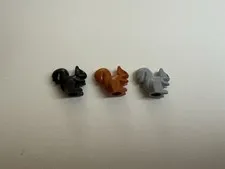 Lego Animal Squirrel Lot Of 3 ALL UNIQUE 