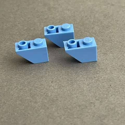 Lego 3665 Light Blue Replacement Parts Pieces Lot of 3